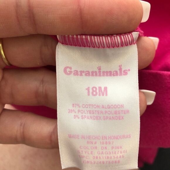 Garanimals 18 mo girl matching magenta ruffle set - Picture 5 of 7